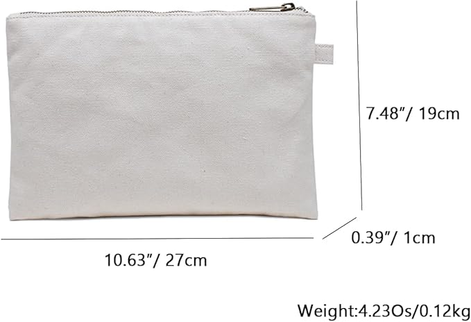 Zipper Pouch Storage Bag Simple and Stylish Women's Cosmetic and Travel Bag (Beige-basic-10)