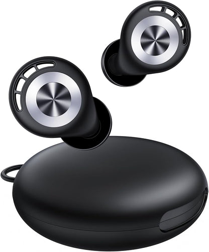 Ear Plugs for Sleeping Noise Cancelling 50dB Concert Earplugs for Noise Reduction Reusable Soft Silicone Ear Plugs for Snoring Shooting Work Motorcycle Airplane Musician with 7 Eartips Case Black