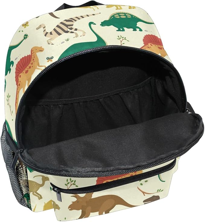 OREZI Cute Kids Back Pack Vintage Dinosaur Todder Backpack Lightweight Preschool Kindergarten Book Bag Practical and Durable Daycare Bag for Travel,Toys