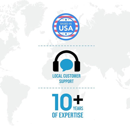 Ceptics 6 in 1 Universal Travel Adapter with PD 70W USB-C and 2X USB-A and 2X USB-C 3A, Universal Charger with QC 3.0 for US/EU/UK/AU, Universal Power Adapter with Type I C G A Outlets