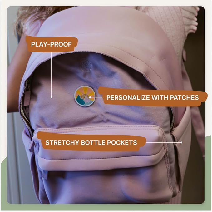 Parker Kids Backpack | Tear-Resistant & Comfortable School & Travel Backpack for Kids with Patch Customization