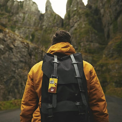 6PCS Unique Cute Animal Luggage Tags with Smile Reminder,Bright Silicone,Includes Name Cards with Full Privacy Cover & Stainless Steel Loops,Funny Suitcase Identify Labels for Women Men Kids