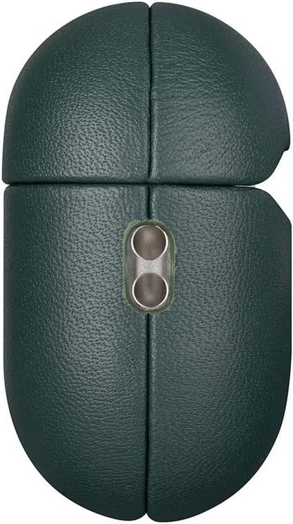 Leather Case for AirPods Pro 2nd Generation (Not for AirPods Pro 1st Gen), Lopie Handmade AirPods Pro 2 Leather Case Cover, Protective Case Fully-Wrapped with Top Grain Leather - Dark Green