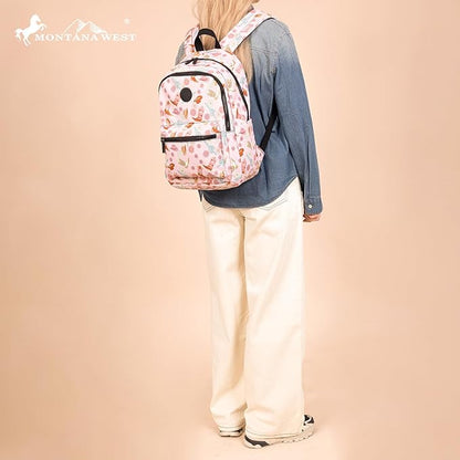 Montana West Backpack for Women Western Travel Backpack Purse Casual Daypack for Laptop College