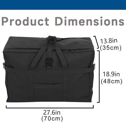 Arxus Large Duffel Bag, Waterproof Carry on Weekend Overnight Storage Bag over Luggage for Airline, Travel, Camping, Moving