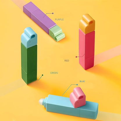 Elephant Kiss Stain Remover, 3-Second Stain Remover Pen for Clothes, 2025 New 12ml Portable Spot Cleaner, ElephantKiss 2-in-1 Active Eraser & Brush With Lanyard Travel & Pocket-Sized (Purple*2)