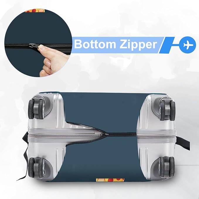 ANNA QUEEN Travel Luggage Cover Suitcase Protector Suitcase Cover Anti-Scratch,Stretchable Luggage Travel Bag Cover Washable