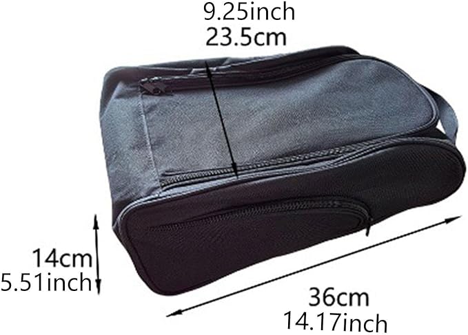 Golf Shoes Bag Shoe Carrier Multifunction Supplies Pouch Carry Bag for Camping Track and Field Outdoor Hiking Travel 14.17x9.25x5.51 inch