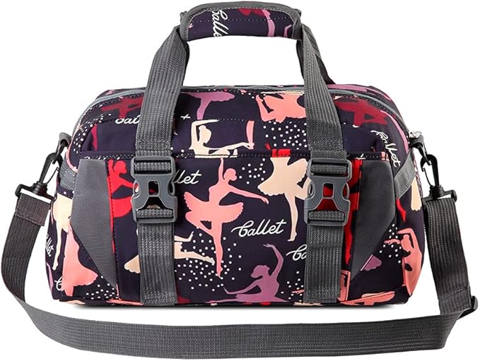 Small/Large Dance Duffle Bag For Girls Sport Gym Bags For Women Yoga Bag (Colorful, Small)