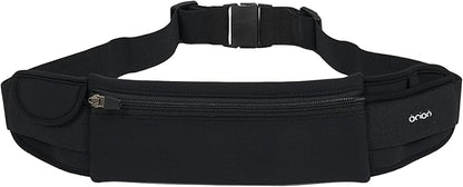 The Belt of Orion Running Belt & Slim Fanny Pack for Men & Women Anti-theft Passport Holder & Money Belt For Travel - Comfortable Phone Holder For Running, Hiking, & at the GYM - Travel 9"x4"