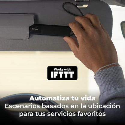 Invoxia GPS PRO Tracker - Real-time Location - 1-Year Subscription Included - for Cars, Motorcycles, Bicycles, Children - Motion and Tilt Alerts - 4G LTE-M Network - Up to 3 Months Battery Life