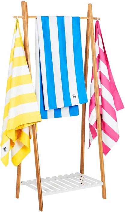 Dock & Bay Quick Drying Towel - for Sports & Gym - Compact, Lightweight - 100% Recycled - Includes Bag - Cabana - Set of 6, Extra Large (200x90cm, 78x35)