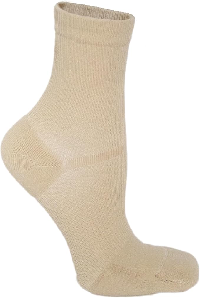 Apolla The Performance Compression Crew Socks for Men & Women, 20-30 mmHg, As Seen on Shark Tank, Ankle, No Show Sock, 1 pair