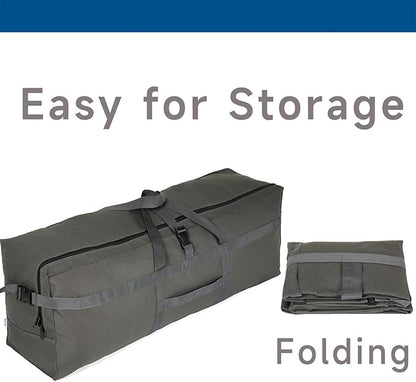 Arxus Large Duffel Bag, Waterproof Carry on Weekend Overnight Storage Bag over Luggage for Airline, Travel, Camping, Moving