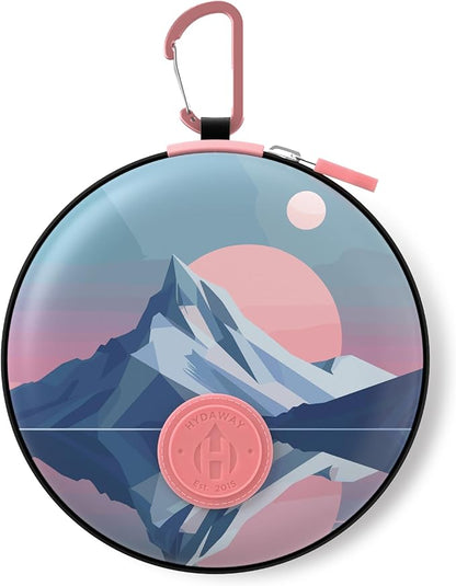 HYDAWAY Travel Case for Collapsible Bottles, Bowls & Cups - Protective Storage with Carabiner Clip - Durable, Water-Resistant, TSA-Friendly