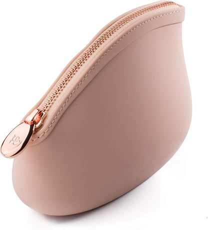 Small Makeup Bag by Pudinbag | The Premium Silicone Purse Bag | Vegan Hygenic Eco-friendly | Water and Heat Resistant