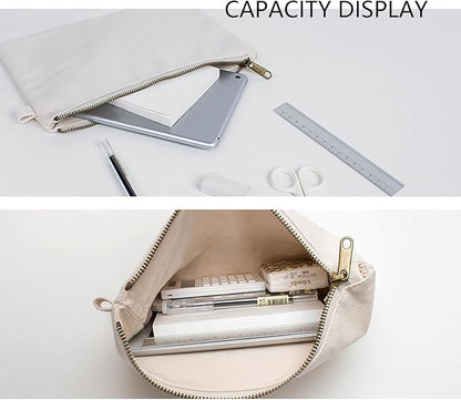 Zipper Pouch Storage Bag Simple and Stylish Women's Cosmetic and Travel Bag (Black-basic-5)