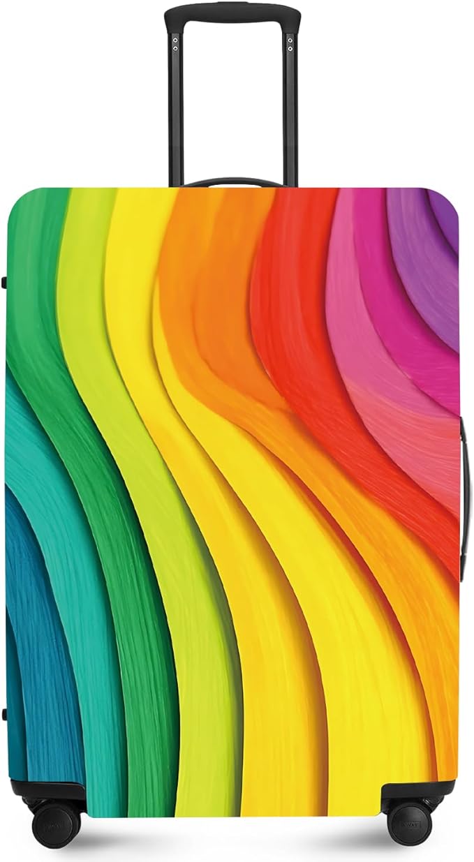 ANNA QUEEN Travel Luggage Cover Suitcase Protector Suitcase Cover Anti-Scratch,Stretchable Bag Cover Washable Durable Polyester