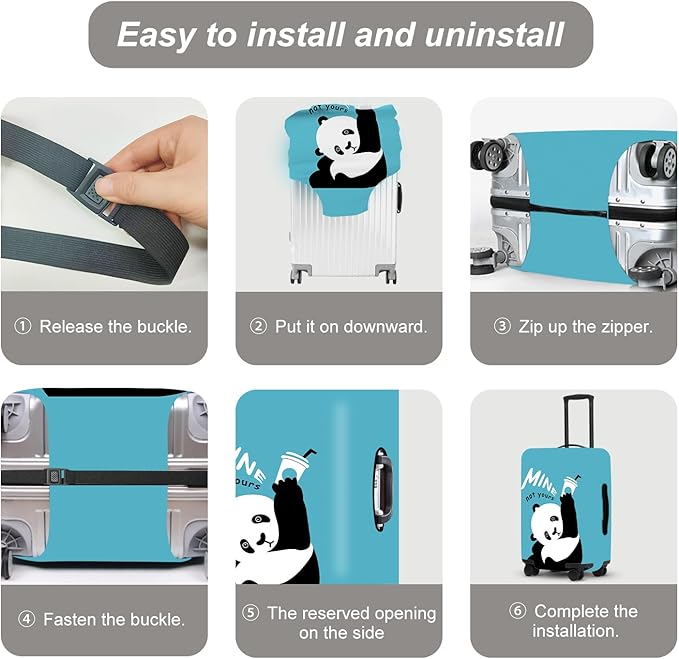 Luggage Cover, Washable Suitcase Cover, Suitcase Protector Anti-scratch Bag cover