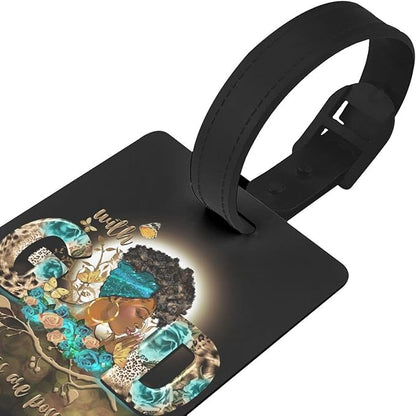 Travel Suitcase Protector African American Girl Elastic Protective Washable Luggage Cover With Concealed Zipper Suitable For 18-32 Inch(S (for 18-21 inch luggage))