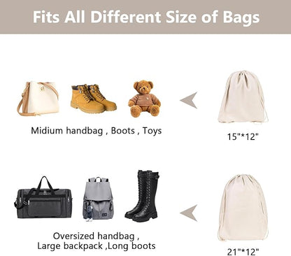 LAKE OF FIRE 4 Pcs Boot Bag for Cowboy Boots - Travel Boot Storage Bag for Cowboy Boot Protection (15" X 12")