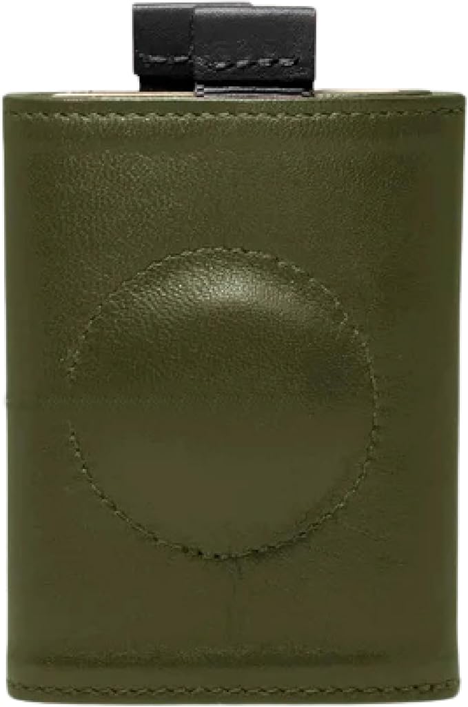 The Frenchie Co. - AirTag Speed Wallet Mini - Ultra-Slim RFID Blocking Card Holder - Minimalist Front Pocket Wallet for Men & Women - Full-Grain Italian Leather