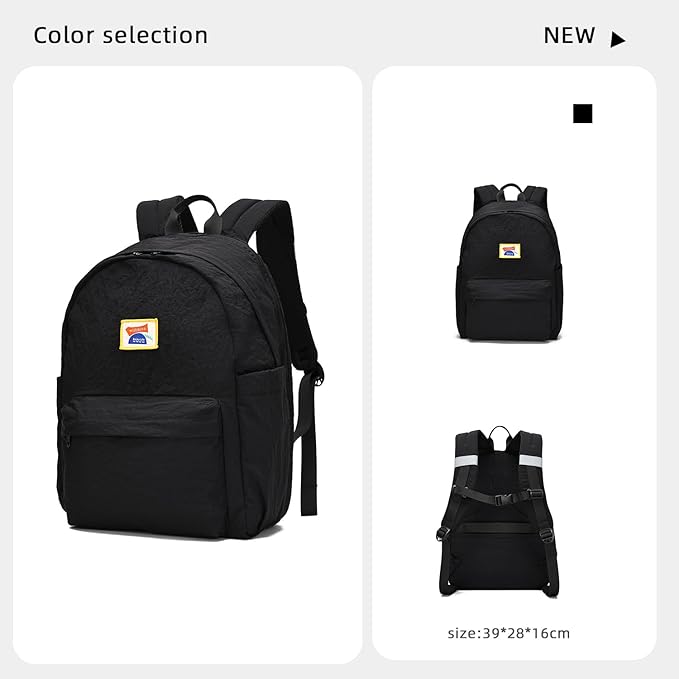 willikiva Kids Backpack for School Boys Girls Teens Toddler Backpack Waterproof Kindergarten Preschool Elementary Bookbag Children Travel Bag(Black,Medium)