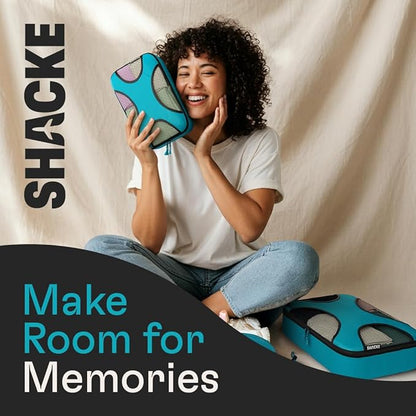 Shacke 6 Set Packing Cubes for Travel - Compression Packing Bags/Travel Organizer - Luggage Organizer Bags for Traveling - Travel Essentials for Women - Cruise Must Haves Packing List