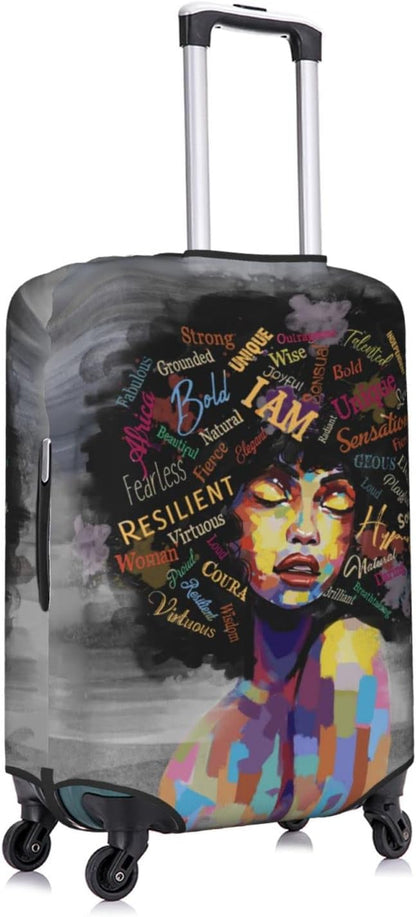 Luggage Cover Protector, Anti-scratch Suitcase Cover, X-Large, Black