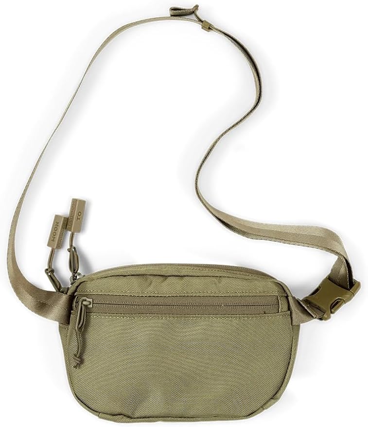 Baboon to the Moon Fanny Pack - Trendy, Compact, Water-Repellent Waist Bag in Multiple Colors and Sizes for Men and Women (Crocodile, Mini (1.5L))
