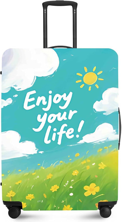ANNA QUEEN Travel Luggage Cover Suitcase Protector Suitcase Cover Anti-Scratch,Stretchable Luggage Travel Bag Cover Washable
