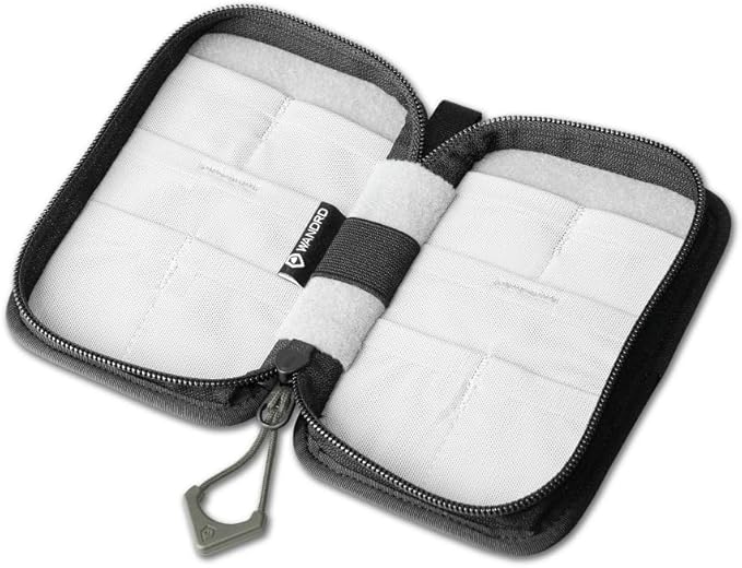 WANDRD Memory Card Case - Durable SD, Micro SD Card Holder for Creators | Camera Accessories & Electronics Organizer for Travel (Wasatch Green)