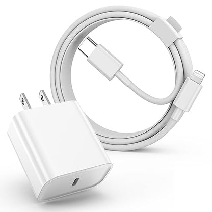iPhone 14 Charger,Fast Charger iPhone [MFi Certified]Type C Charger USB C to Lightning Cable 20W Fast Charging Adapter Block for iPhone 14/14 Pro/13Pro Max/iPhone 12 Mini/12 Pro Max/11/XS/XR/X/SE/iPad