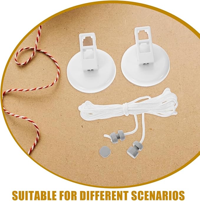 VOSAREA Retractable Laundry Line Suction Cup Easy-to-Hang PVC Clothes Line for Outdoor Portable Travel Clothesline