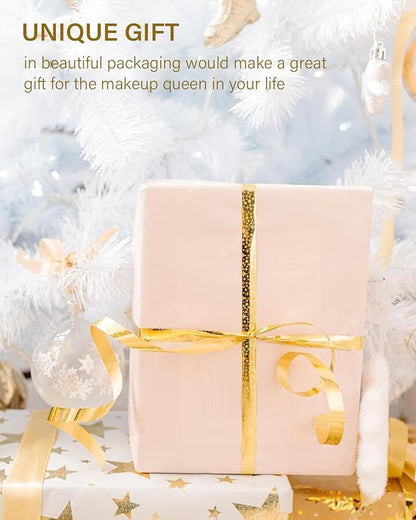 LETGO Clear Makeup Bag, Travel Cosmetic Case Toiletry Bag Make up Organizer Skincare Pouch for Women, Car Essentials Bag with Clear Windows (Black, Standard)