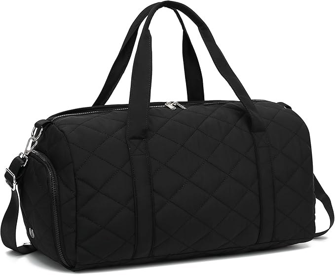 BLUBOON Duffle Bag Girls Kids Cute Gym Bag with Shoes Compartment & Wet Separation Waterproof Sports Overnight Travel Bag