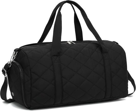 BLUBOON Duffle Bag Girls Kids Cute Gym Bag with Shoes Compartment & Wet Separation Waterproof Sports Overnight Travel Bag