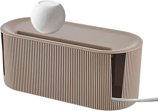 Cable Storage Box | Cable Management Case Socket Organizer - Management Box Organizer for Living Room Bedroom Meeting Room