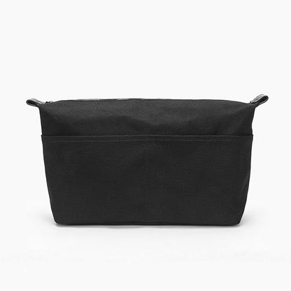 Insert Storage Bag Purse Organizer and Cosmetic Travel Bags for Women Makeup Bag with Compartments Three Sizes Cotton Canvas built-in compartments functiona and fashionable