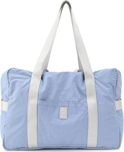 VanFn Foldable Travel Duffel Bag, Sports Duffels Gym Bag, Rainproof Nylon Totes, Sports Shoulder Handbag, Lightweight Duffle Bags For Women & Men, Outdoor Weekend Bag, P.Travel Series