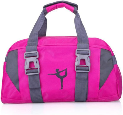 Small/Large Dance Duffle Bag For Girls Sport Gym Bags For Women Yoga Bag (Rose, Large)