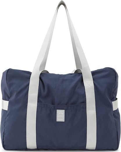 VanFn Foldable Travel Duffel Bag, Sports Duffels Gym Bag, Rainproof Nylon Totes, Sports Shoulder Handbag, Lightweight Duffle Bags For Women & Men, Outdoor Weekend Bag, P.Travel Series