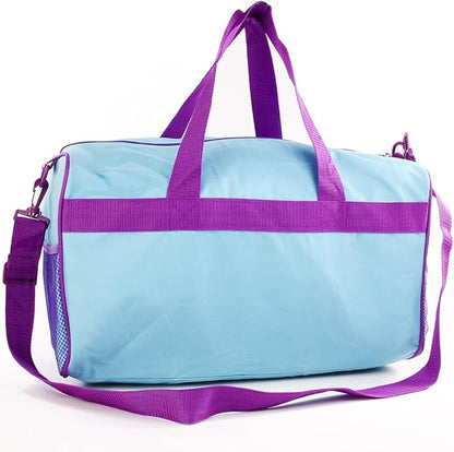 Personalized Kids 18 Inch Duffel Bag for Sports, Travel and Sleepover - Mermaids