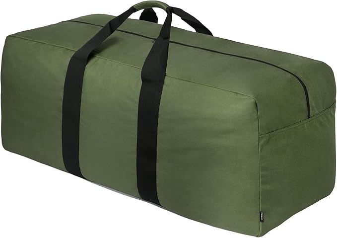 Vorspack Extra Large Duffle Bag for Travel - 200L Duffel Bag for Men Gear Bag for Storage Foldable Weekender Bag for Overnight Camping - Green