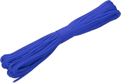 uxcell 4mm Nylon Rope, 10ft Portable Clothesline for Luggage and Backpack Tie Downs, Hanging Clothes, Swings, Camping and Mountaineering Tie Downs, Blue