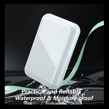 Pill Box Waterproof Travel Pill Case Portable Daily Pill Container Pill Holder Purse 6 Compartments Pocket Compact Medicine Organizer for Vitamin,Fish Oils,Supplements,Medication (Large Black)