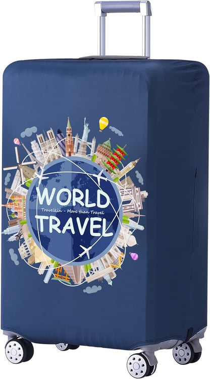 TRAVELKIN more than travel Luggage Covers For Suitcase Tsa Approved,Suitcase Cover Protector Fit 18-32 Inch Luggage