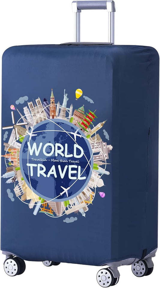TRAVELKIN more than travel Luggage Covers For Suitcase Tsa Approved,Suitcase Cover Protector Fit 18-32 Inch Luggage