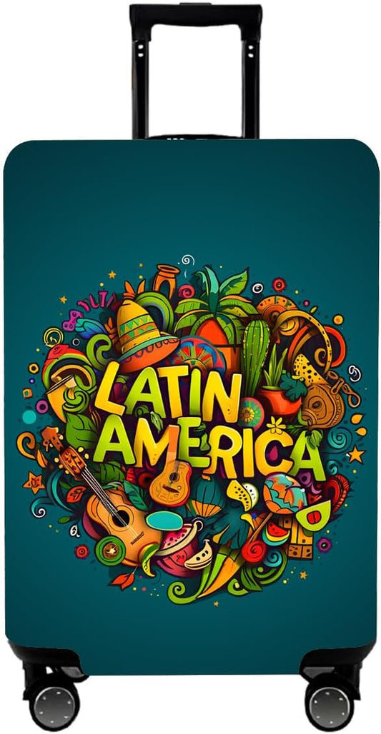 WUJIAONIAO Travel Luggage Cover Baggage Suitcase Cover Protector Skins 18-32 Inch (US-Area, XL (for 29-32 inch luggage))