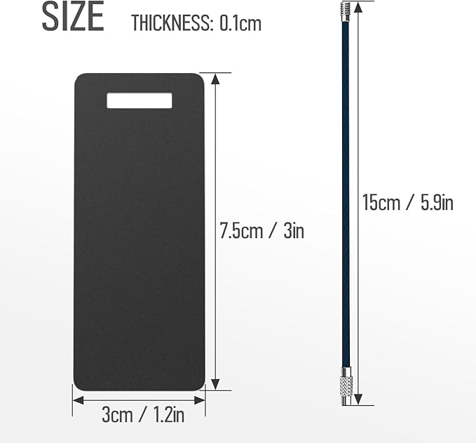 4 Personalized Metal Luggage Tags, Laser Engrave Name and Logo, Custom Aluminum Suitcase Tags with Steel Ring, for Travel, Backpack, Baggage (Black)